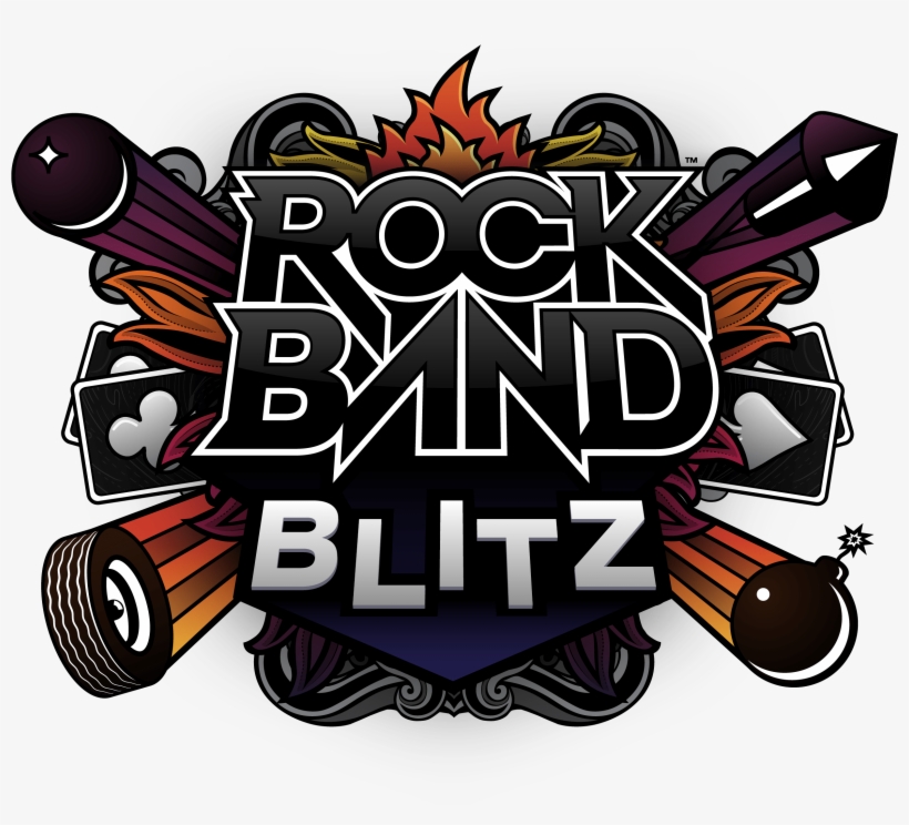 Rock Band Png Hd - Rock Band Blitz Logo, transparent png #951958