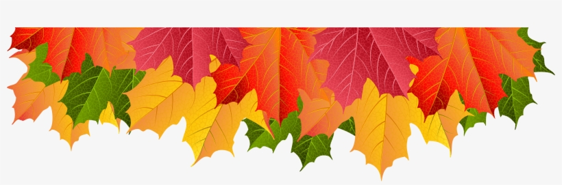 Fall Leaf Png Border Download - Fall Leaves Border Png, transparent png #951982
