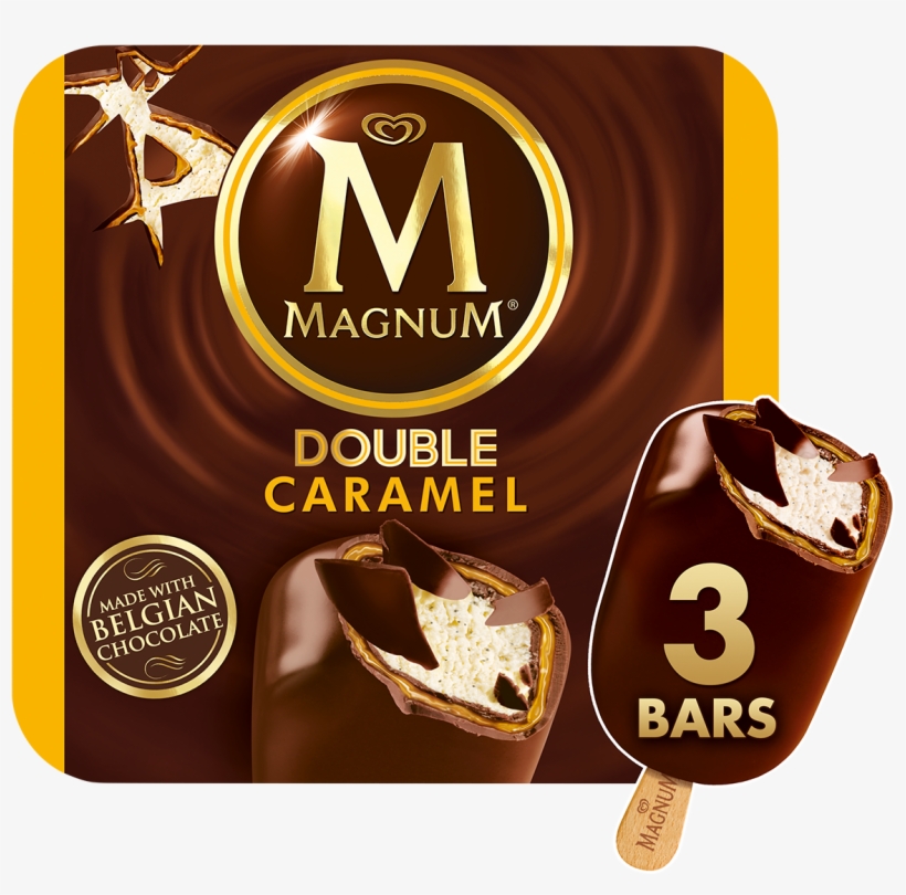 Magnum Ice Cream Double Caramel, transparent png #952057