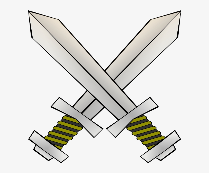 Crossed Swords Vector Clip Art - Clash Of Clans War Icon, transparent png #952264