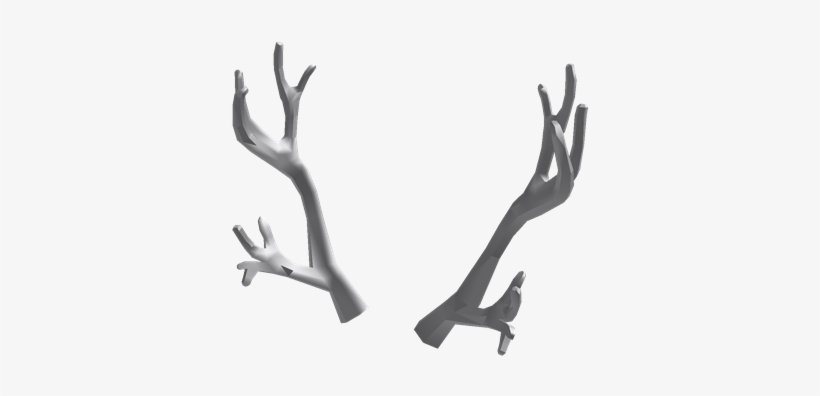 Antlers Mesh Gray Antlers Roblox Free Transparent Png Download Pngkey - how to download a roblox mesh