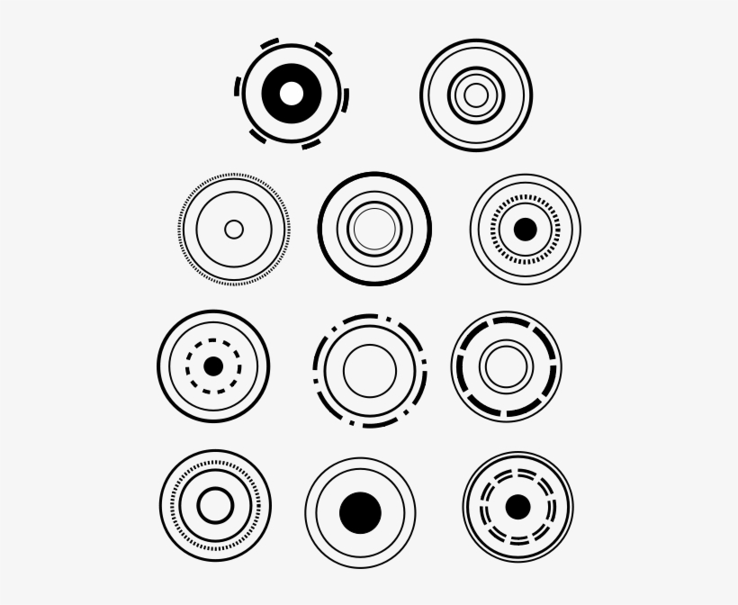 Grunge Circles Clipart Png, transparent png #952402
