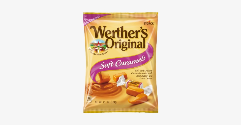 Soft Caramels - Werther's Original Soft Caramels, transparent png #952649