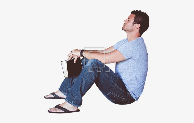 Guy Sitting Png Arms Up - Person Sitting Against Wall, transparent png #952944