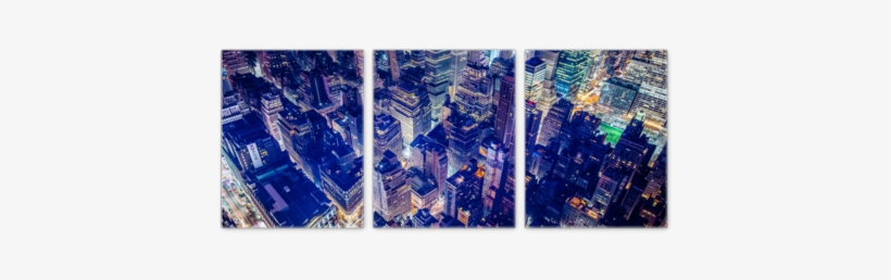 New York Panoramic Wall Art Canvas Set Of - Aoc E2260swdn - 22" Led-backlit Lcd Monitor, transparent png #953151
