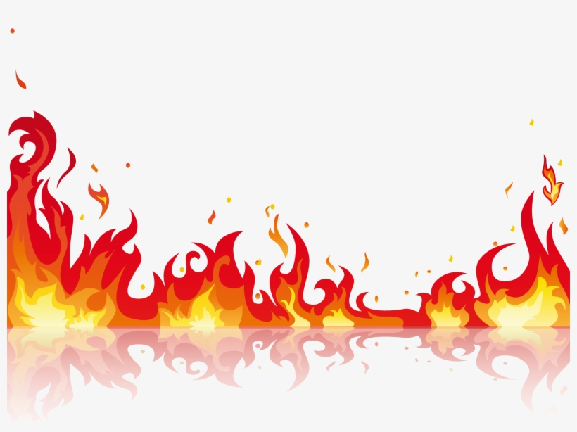 Flame Vector Border - Firehouse 3: Duties Of A Firefighter, transparent png #953292