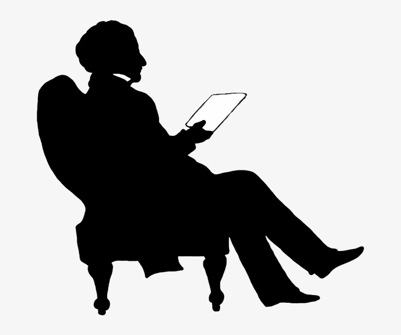 Girl Reading Book Silhouette At Getdrawings - Tanz Der Vampire Fledermaus, transparent png #953362