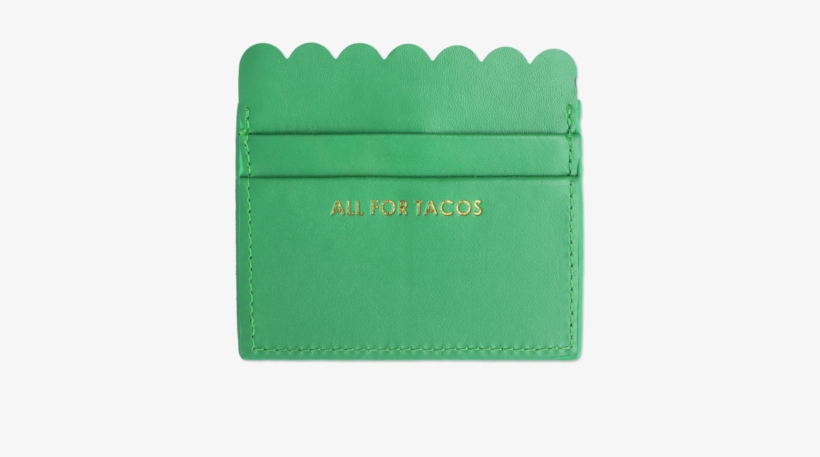 All For Tacos Scalloped Card Holder - Wallet, transparent png #953454