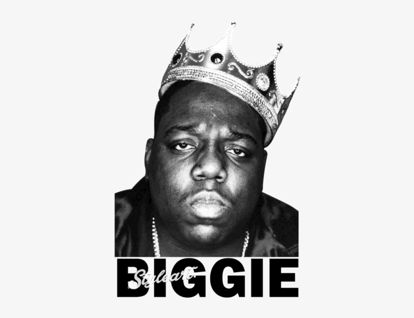 Vector Black And White Stock Smalls Design By Nicolasobey - Christopher Wallace, transparent png #953606