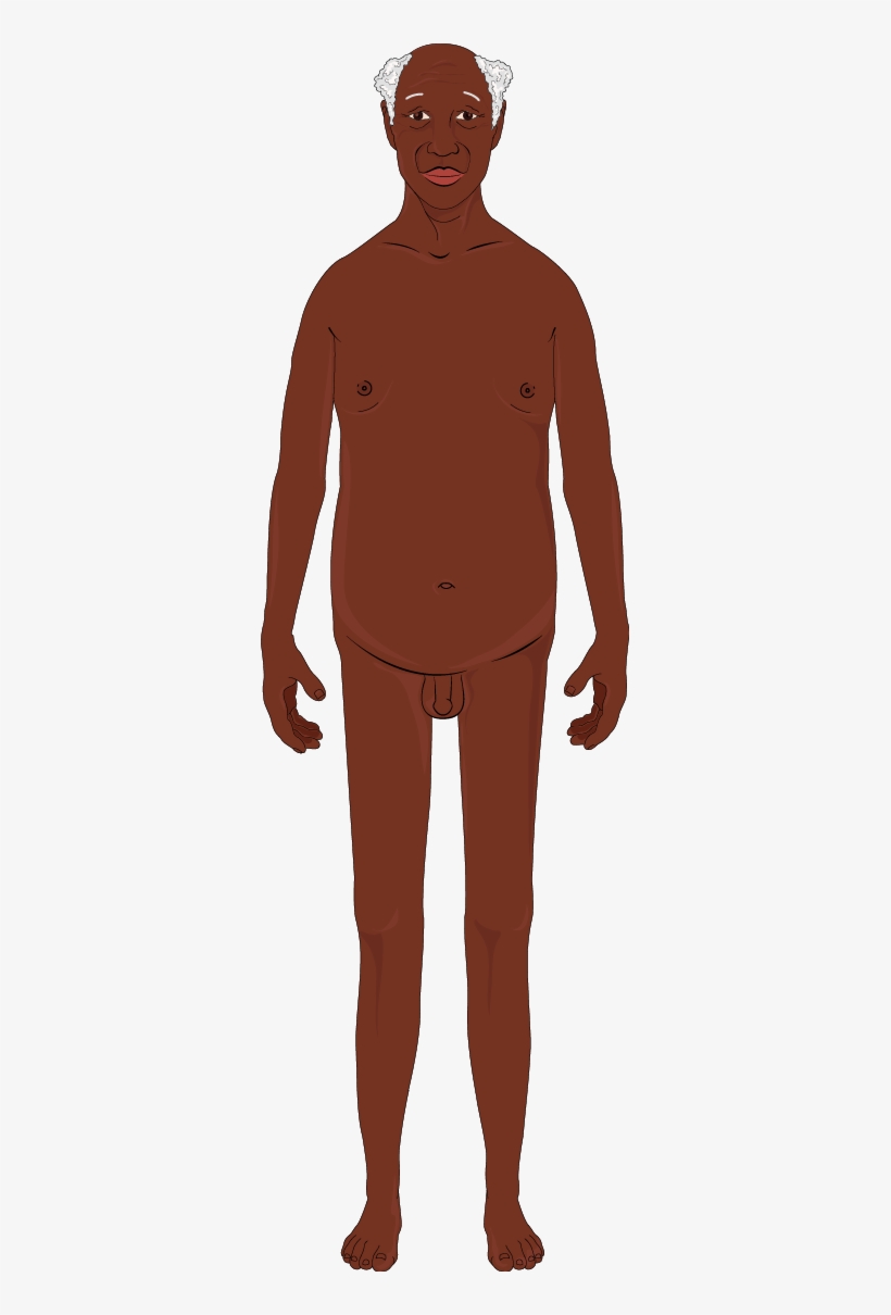 African Elderly Man - Cartoon, transparent png #953726