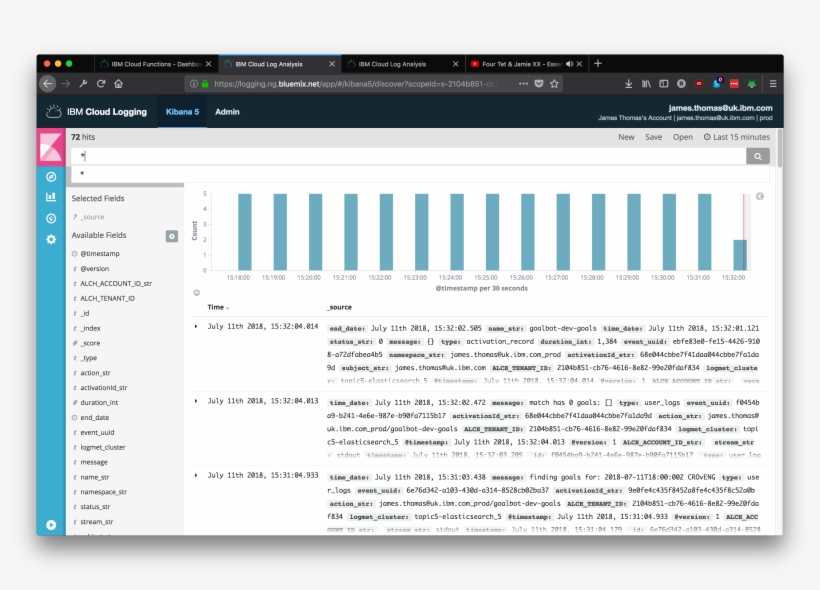 Log Message Fields - Kibana, transparent png #953936