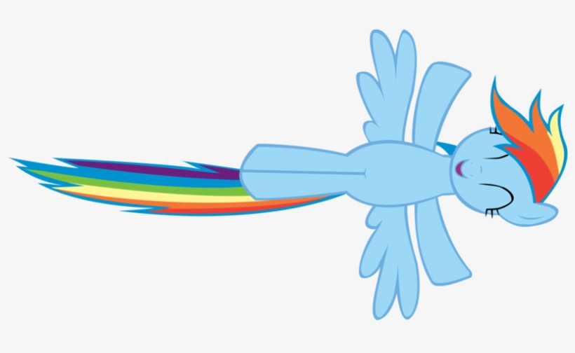 Rainbow Dash Flying Vector By Teentrunks4-d4u2ihz - Rainbow Dash Flying Png, transparent png #954276