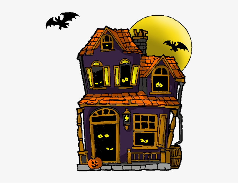 Free To Use Public Domain Haunted House Clip Art - Haunted House Clip Art, transparent png #954393
