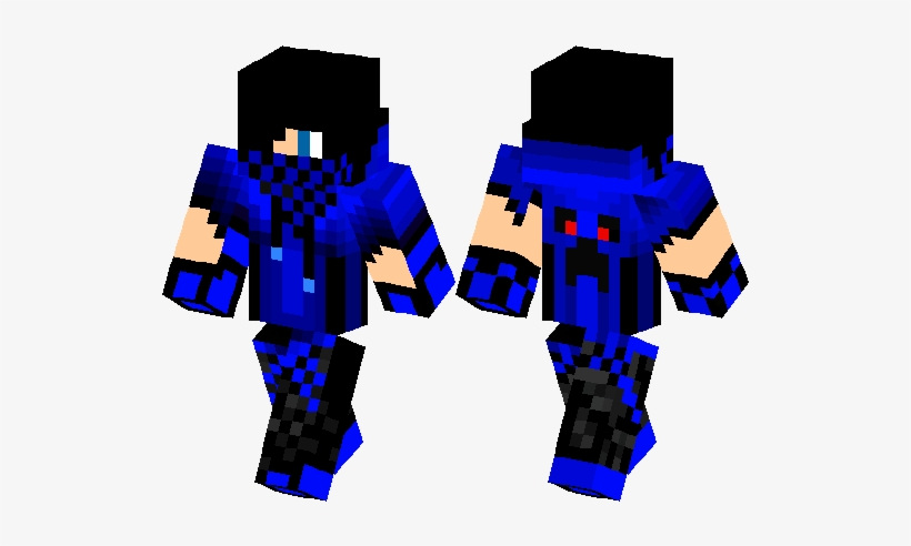 This blue ninja boy minecraft skins was remixed by fortnite_god. 