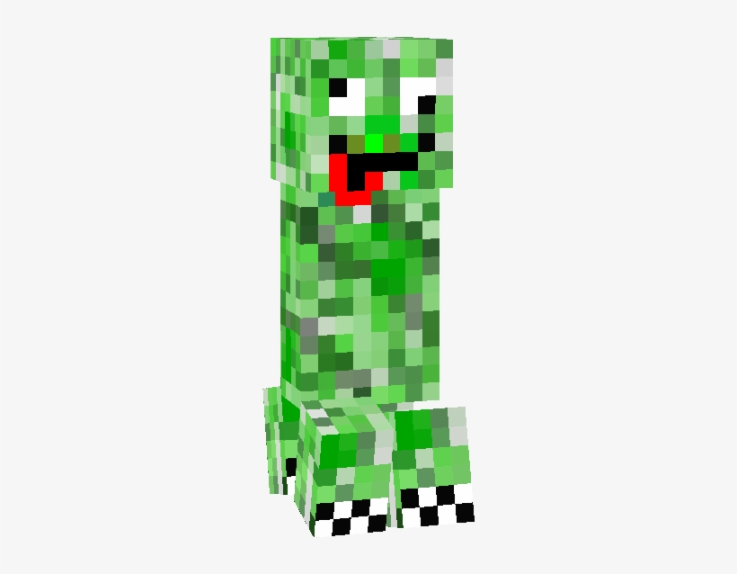 Derpy Creeper - Photo - Hockey Mask Minecraft Skin, transparent png #955122