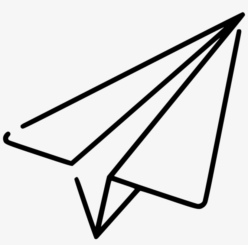 Paper Plane - - Paper Plane Icon Png, transparent png #955262