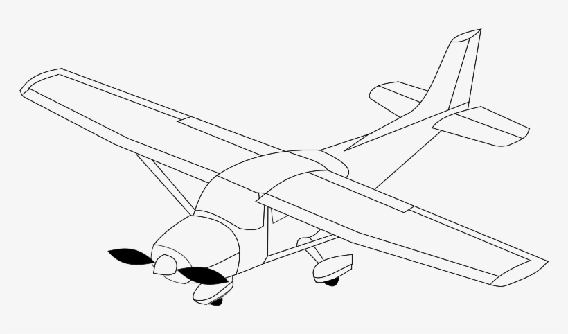 Stock Airplane Heart Clipart - Airplane, transparent png #955321