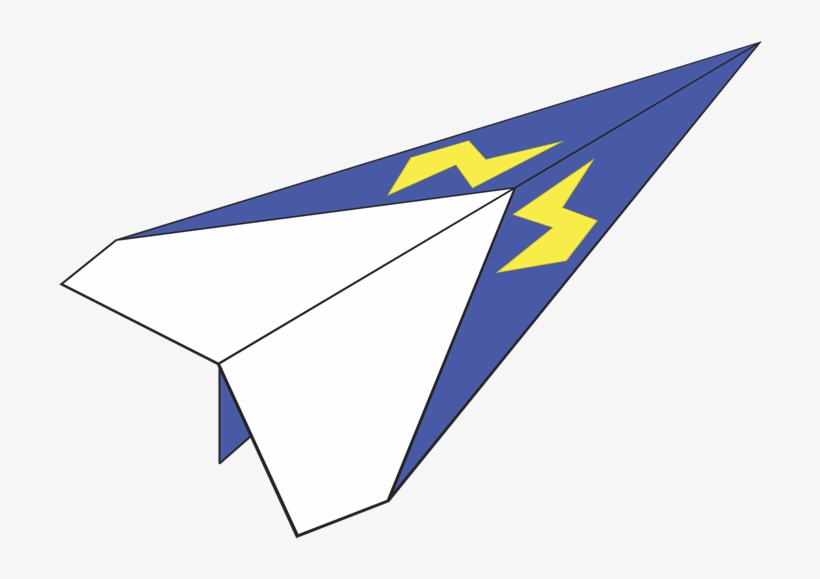 Image Of Plane - Paper Dart Airplane, transparent png #955476