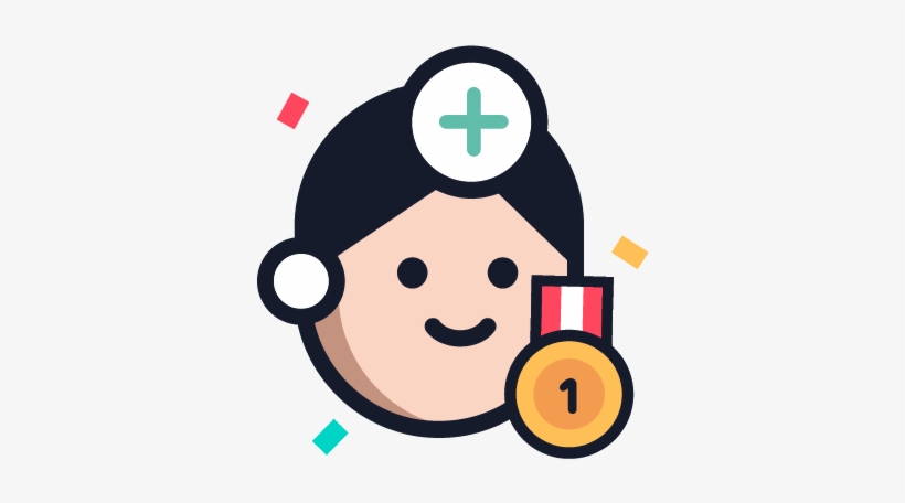 Smiling Doctor With A Golden Medal - Botmd, transparent png #955499