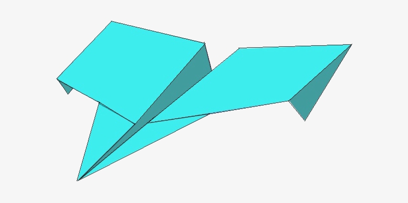 Simple Paper Airplane - Paper Plane, transparent png #955607