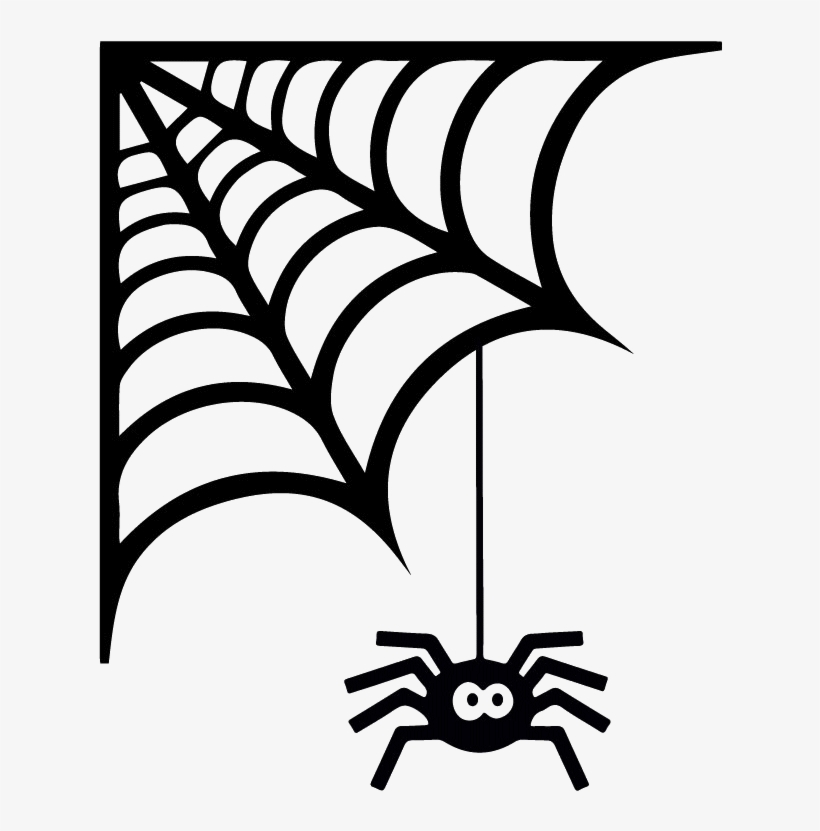 Corner Spider Web Svg, transparent png #955645