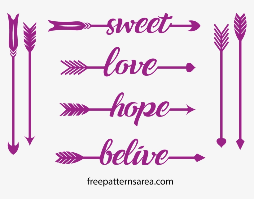 Arrow Silhouette Vector Art - Herzen U. Pfeile Keramik Herz-ornament, transparent png #955694