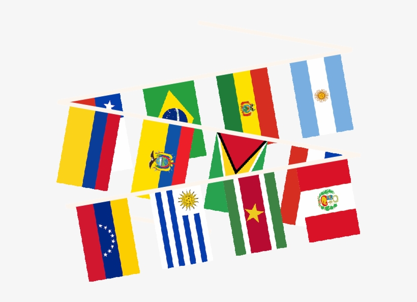 South America Multi Nation Bunting - Colorfulness, transparent png #955807