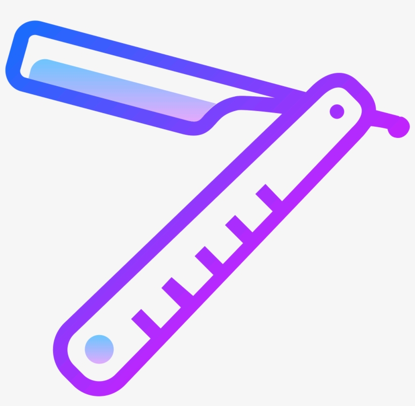 Straight Razor Icon - Clip Art, transparent png #955877