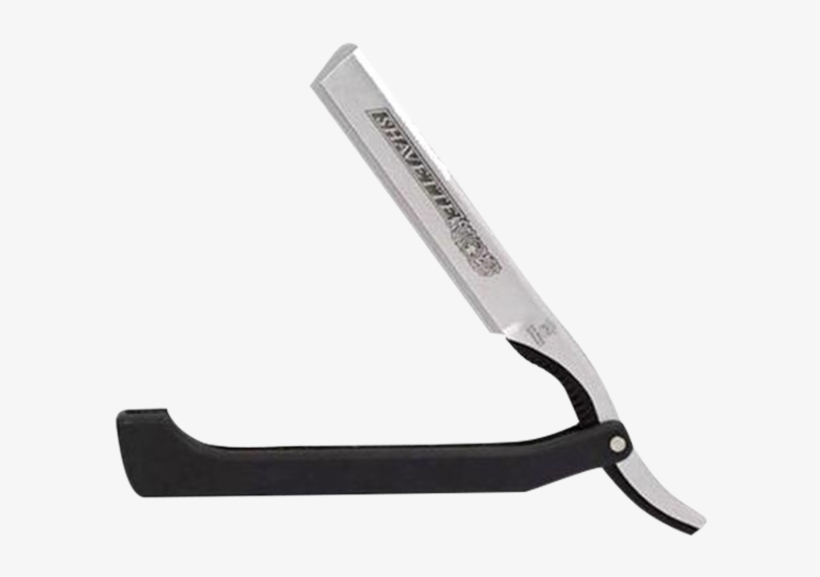 Dovo Shavette Straight Razor Available In Full Silver - Dovo Shavette Zwart Barbermes, transparent png #956073