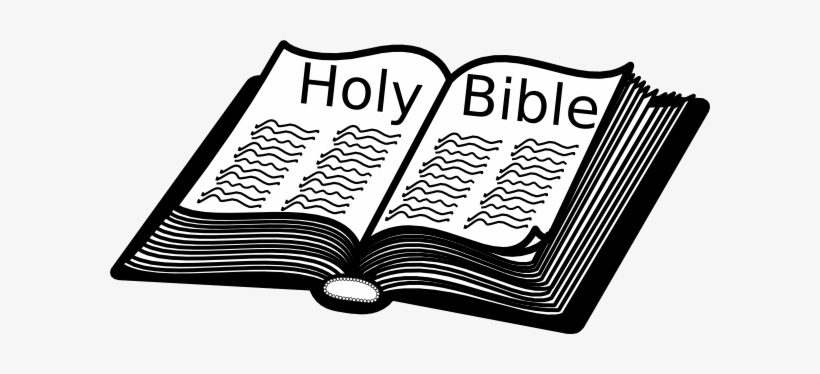 Open Bible Clip Art Free - Open Holy Bible Clipart, transparent png #956149