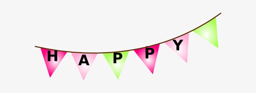 Bunting Banner Clipart - Pink Border Banner Clipart, transparent png #956199