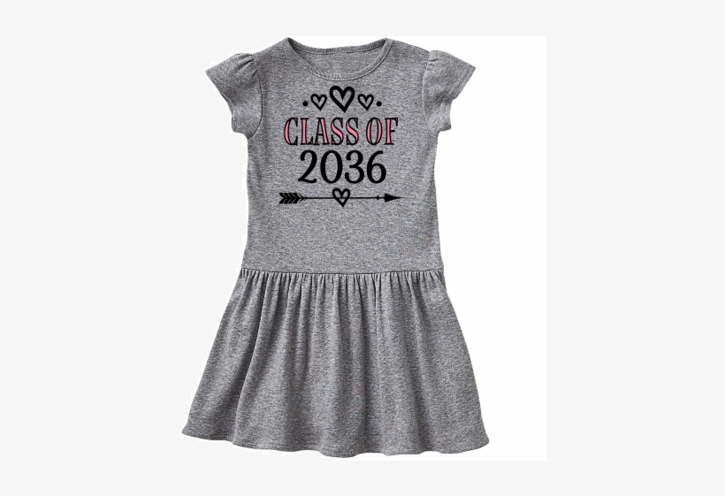 2036 School Graduating Class Year Infant Dress With - Unicorn Dress 2nd Birthday, transparent png #956270