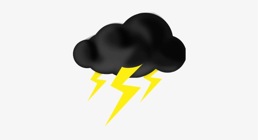 Lightning Thunderstorm Png Transparent Images Png Images - Storm Cloud Clip Art, transparent png #956696