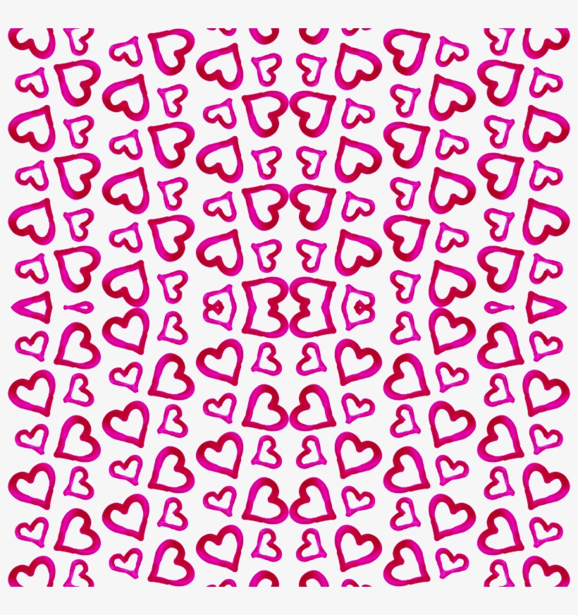 Valentine's Day Pink Watercolor Hearts Cute Valentines - Circle, transparent png #956923