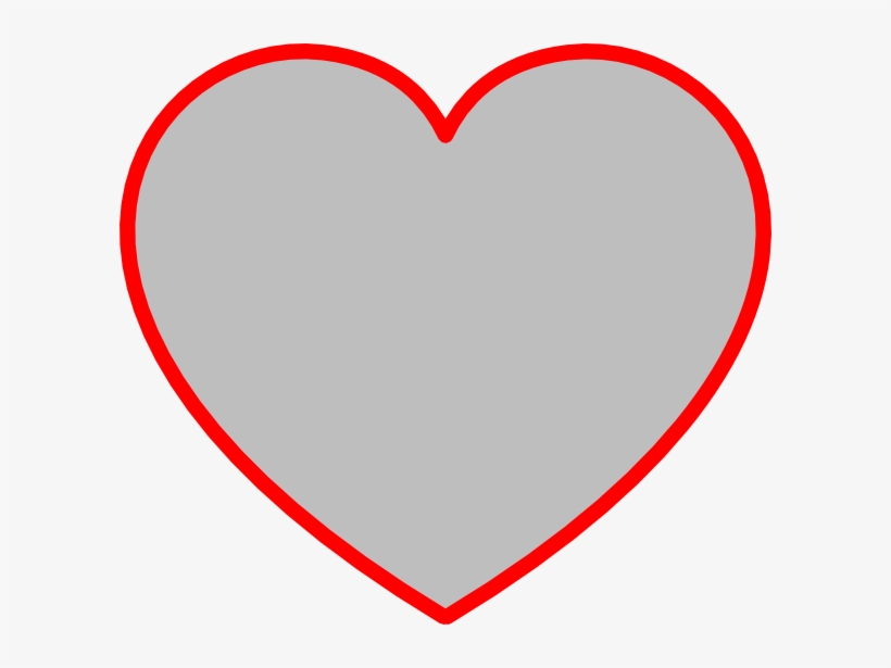 Heart Shape Clipart - Heart Outline Shape, transparent png #956929