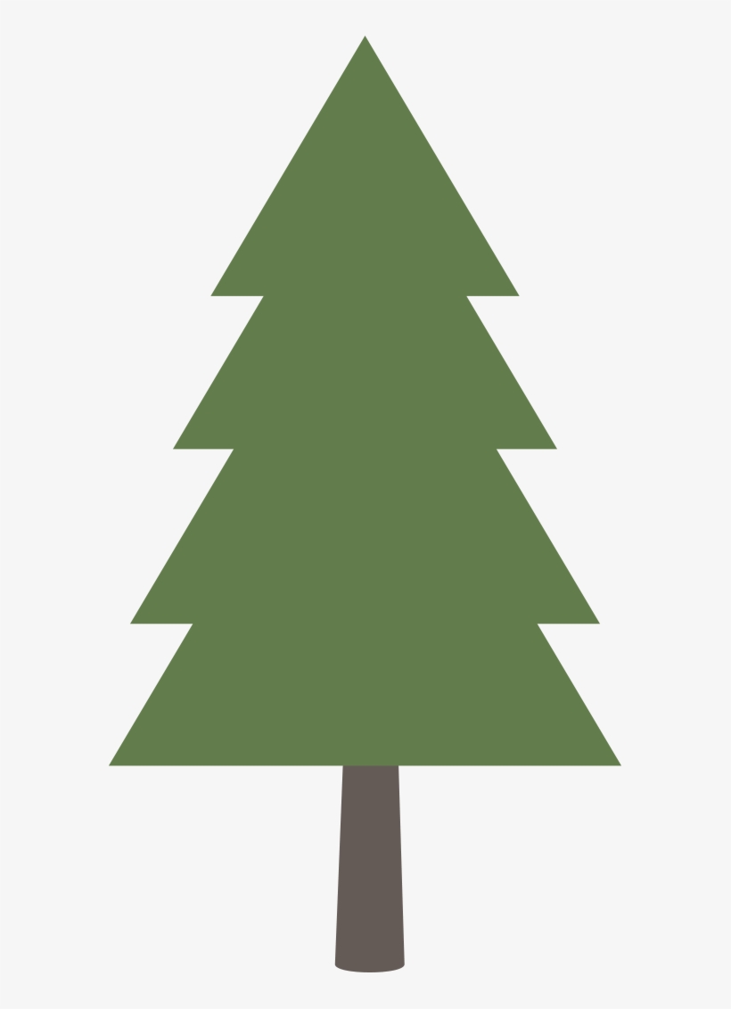 Cute Animals Set Clip Art Department - Christmas Tree Vector Shape, transparent png #957066