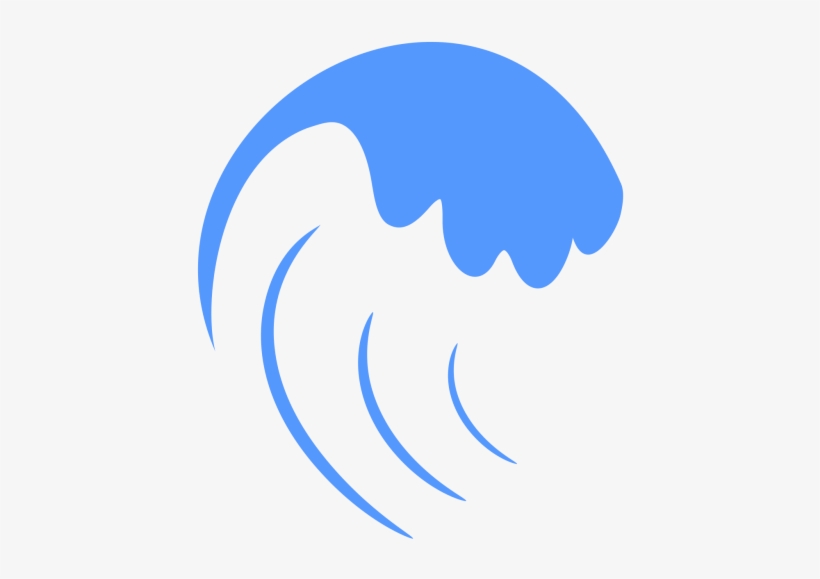 Waves Ocean Surfing Image Vector - Sea Wave Logo Png, transparent png #957184