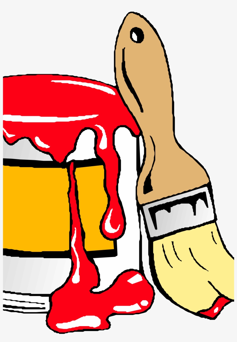 All Photo Png Clipart - Paint Brush And Can Greeting Cards, transparent png #957222