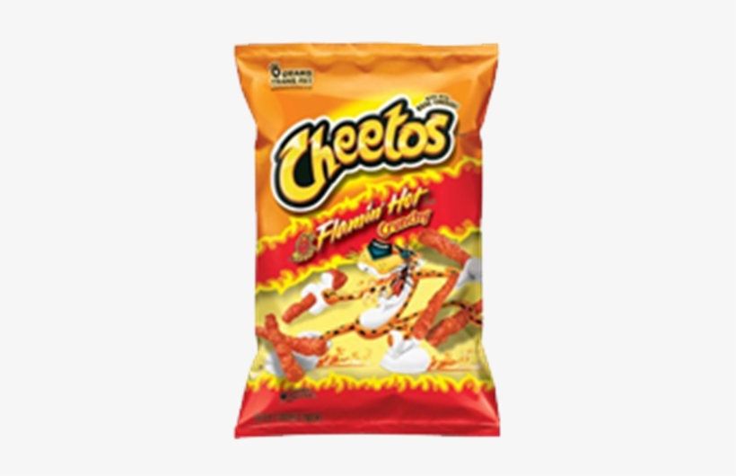 Cheetos Crunchy Flamin Hot 35gm - Flaming Hot Cheetos, transparent png #957315