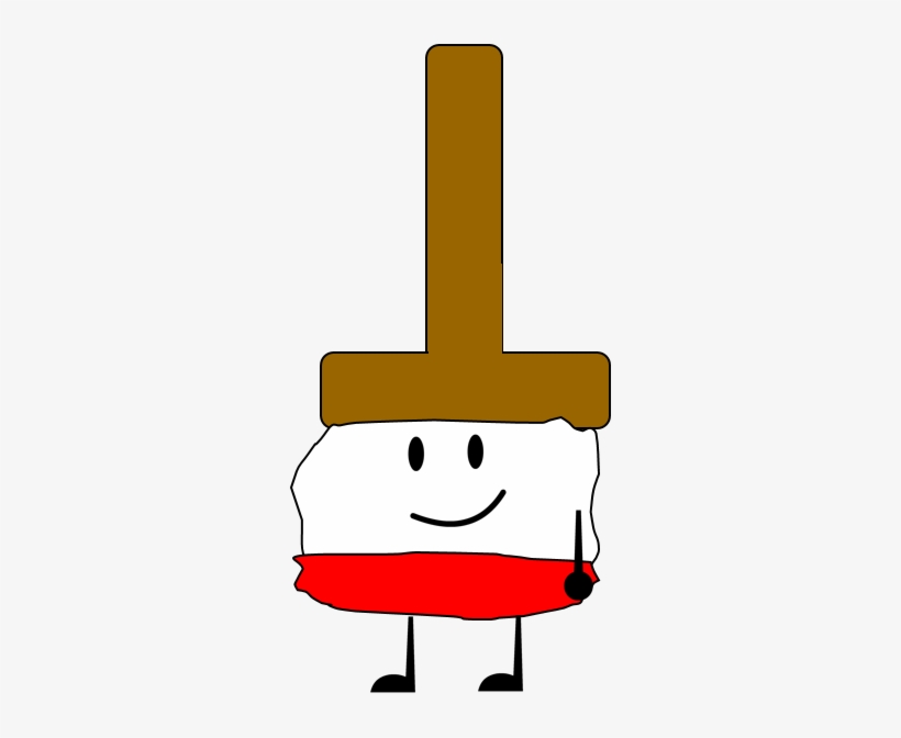 Paintbrush Recommended Character From Bfdi By Brownpen0-dab63u3 - Recommended Bfdi, transparent png #957380
