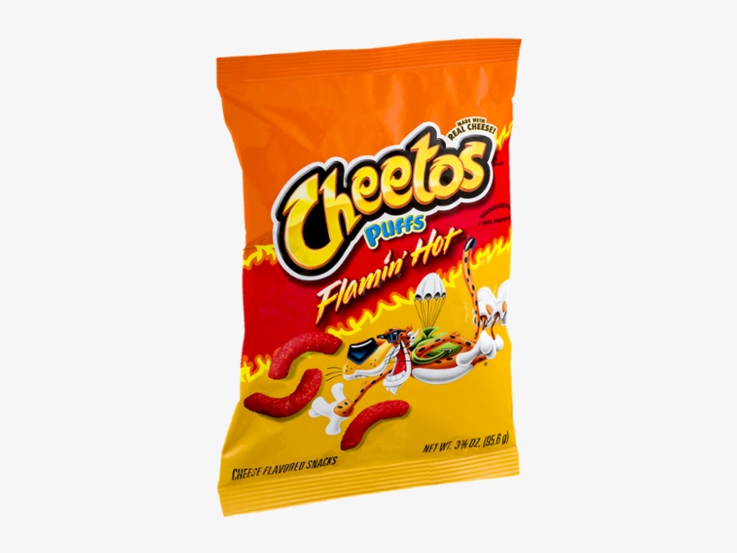 I Personally Like Them With A Bit Of Lemo Https - Cheetos Flamin' Hot Puffs Cheese Snacks - 3.4 Oz Bag, transparent png #957556