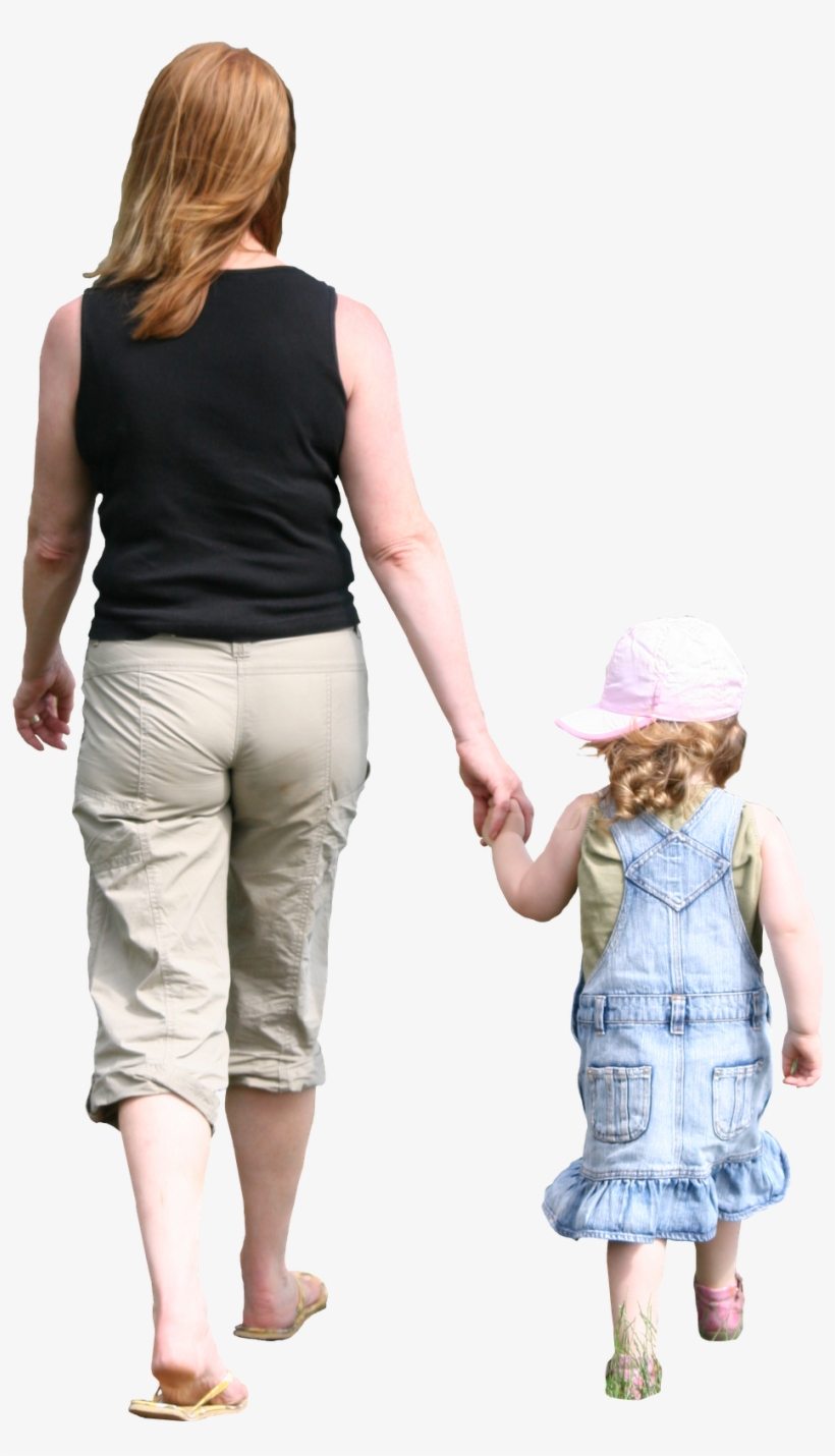 Mother And Child Walking Png, transparent png #957856