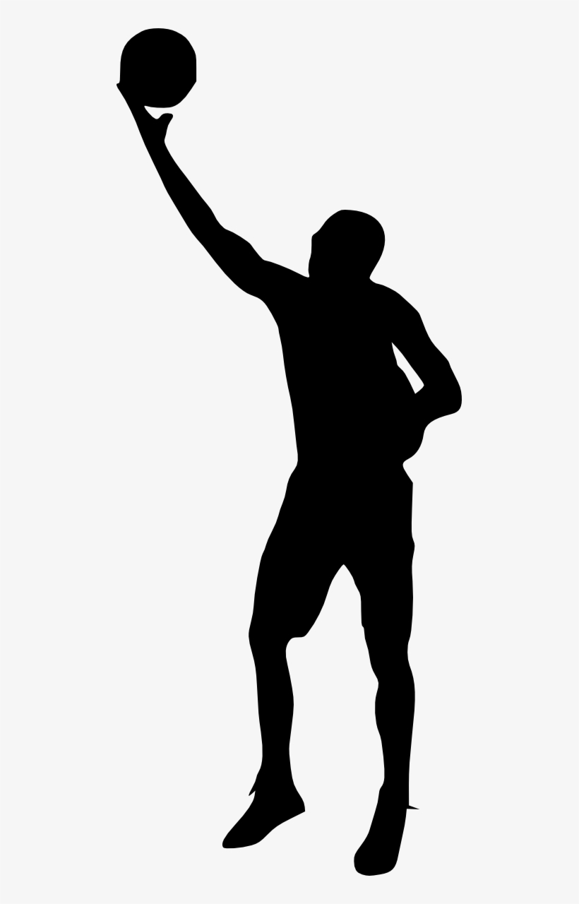 Free Png Basketball Player Silhouette Png Images Transparent - Portable Network Graphics, transparent png #957881