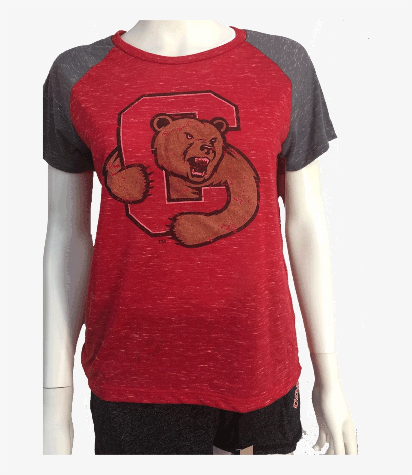 Cornell Gracie Confetti Raglan Tee - Cornell Big Red, transparent png #957999