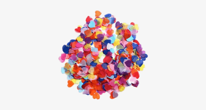 Heart Shaped Confetti - Heart Confetti, transparent png #958167