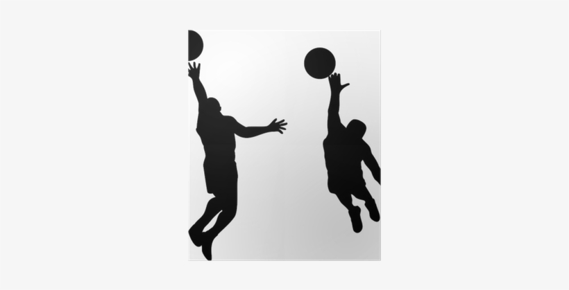 Basketball Player Silhouette Blocking, transparent png #958308