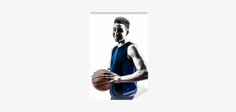 Caucasian Man Basketball Player Silhouette Wall Mural - Human, transparent png #958331