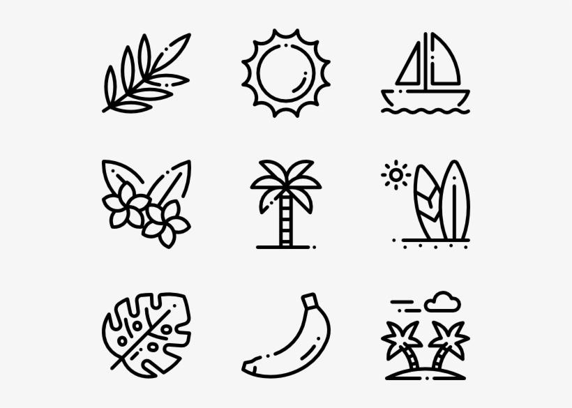 Tropical - Tropical Icons, transparent png #958334