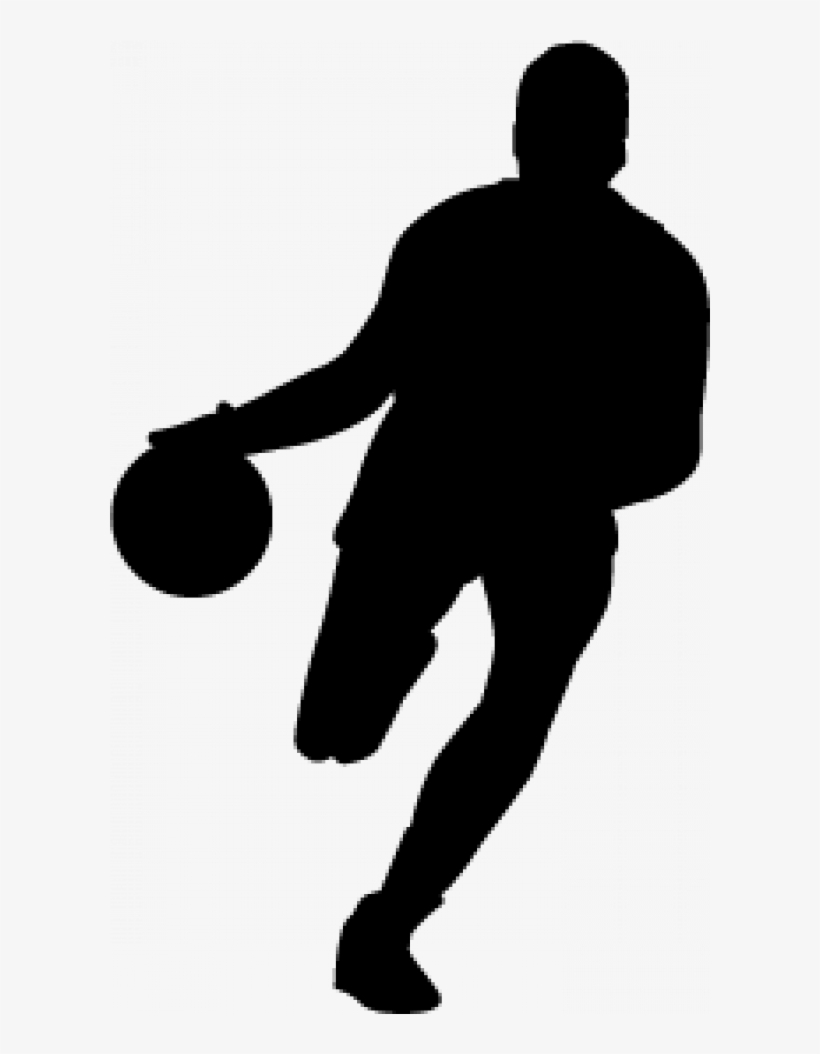 Basketball Player Silhouette Transparent, transparent png #958383