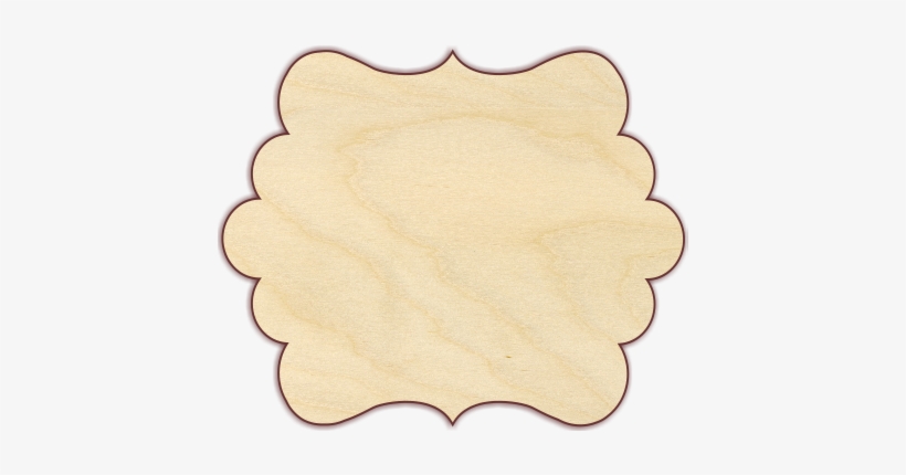 Plaque Unfinished 1/4" Baltic Birch Plywood - Laser, transparent png #958538